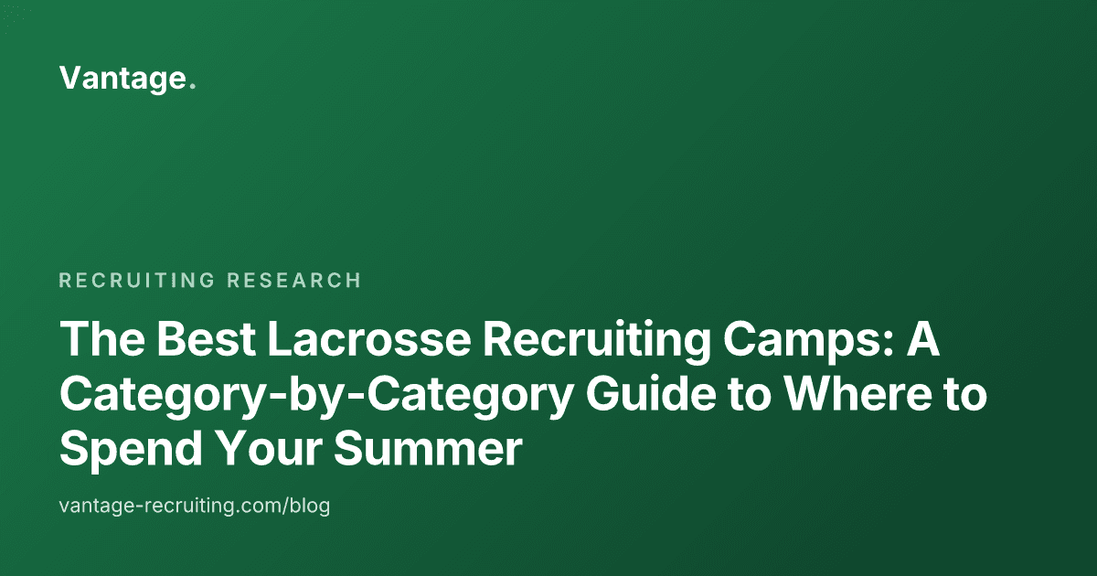 The Best Lacrosse Recruiting Camps: A Category-by-Category Guide to Where to Spend Your Summer