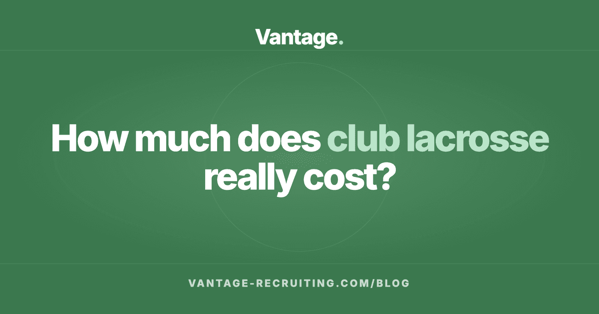 How Much Does Club Lacrosse Cost? A Realistic Breakdown